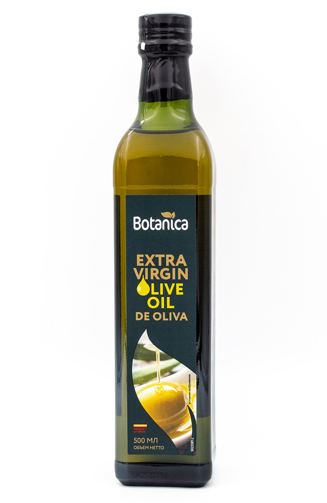 Оливковое масло нерафинированное Extra Virgin Botanica, 500мл